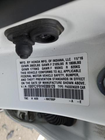 Photo 10 from auction – 2017 HONDA CIVIC TOUR with VIN 19XFC1F91HE006129