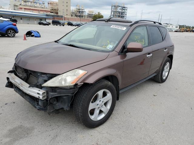 Photo 2 from auction – 2003 NISSAN MURANO SL with VIN JN8AZ08TX3W121245