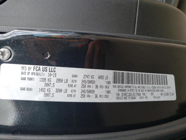 Photo 10 from auction – 2020 CHRYSLER PACIFICA L with VIN 2C4RC1GG1LR117040