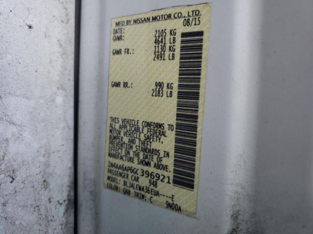 Photo 10 from auction – 2016 NISSAN MAXIMA 3.5 with VIN 1N4AA6AP6GC396921