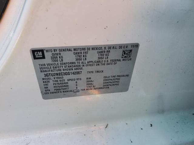 Photo 10 from auction – 2016 GMC SIERRA K15 with VIN 3GTU2NEC3GG142067
