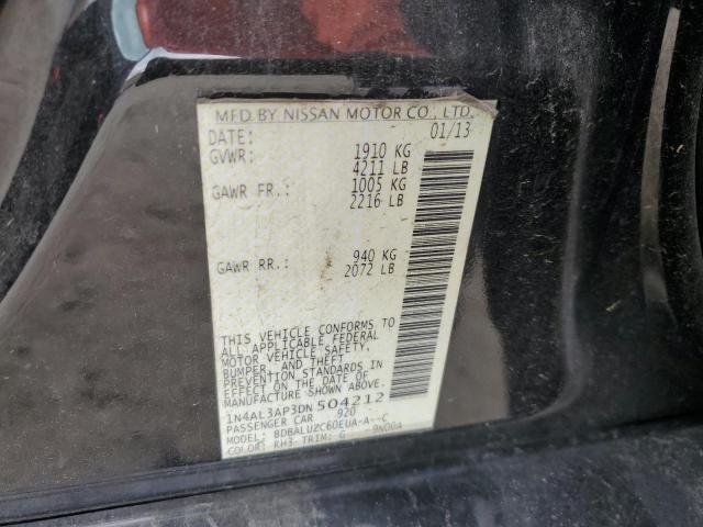 Photo 10 from auction – 2013 NISSAN ALTIMA 2.5 with VIN 1N4AL3AP3DN504212