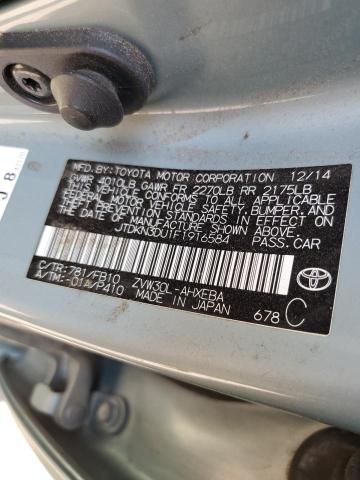 Photo 10 from auction – 2015 TOYOTA PRIUS with VIN JTDKN3DU1F1916584