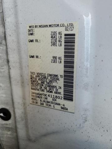 Photo 10 from auction – 2017 NISSAN MAXIMA 3.5 with VIN 1N4AA6AP7HC411802