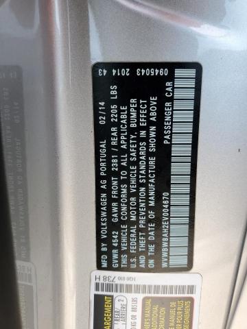Photo 10 from auction – 2014 VOLKSWAGEN EOS KOMFOR with VIN WVWBW8AH2EV004670