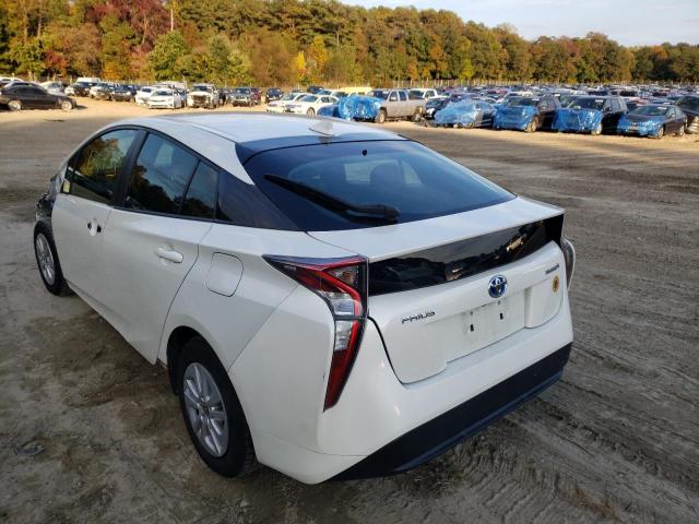 Photo 3 from auction – 2016 TOYOTA PRIUS with VIN JTDKBRFU1G3517236