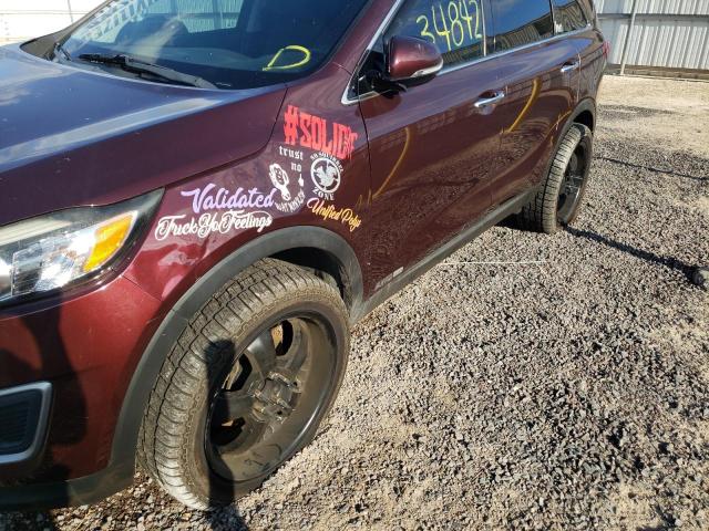 Photo 9 from auction – 2017 KIA SORENTO LX with VIN 5XYPGDA53HG234795