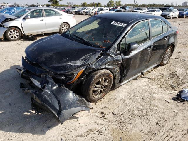 Photo 2 from auction – 2021 TOYOTA COROLLA LE with VIN JTDEAMDE3MJ015267