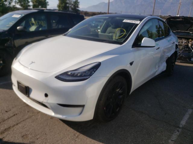 Photo 2 from auction – 2020 TESLA MODEL Y with VIN 5YJYGDEEXLF014360