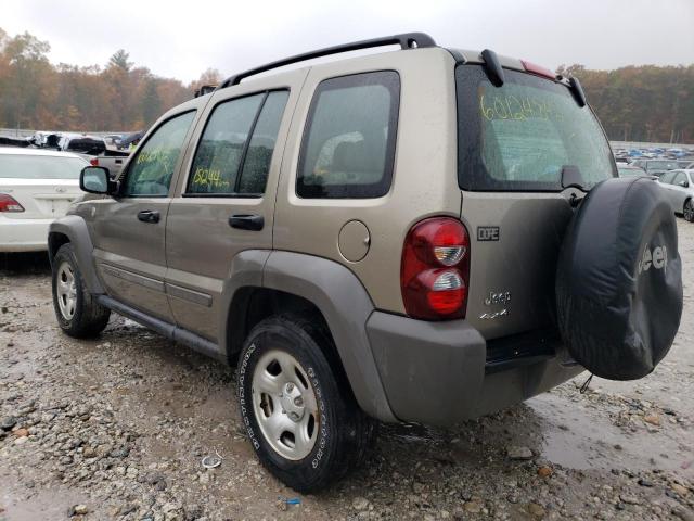 Photo 3 from auction – 2007 JEEP LIBERTY SP with VIN 1J4GL48K57W685312
