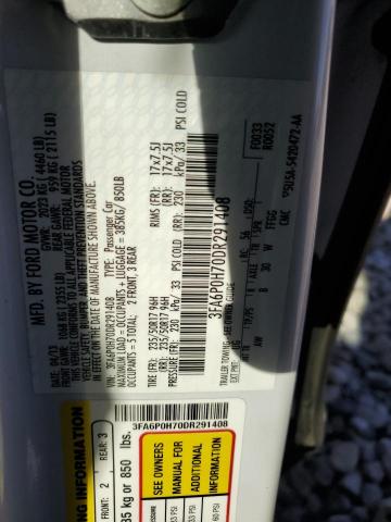 Photo 10 from auction – 2013 FORD FUSION SE with VIN 3FA6P0H70DR291408