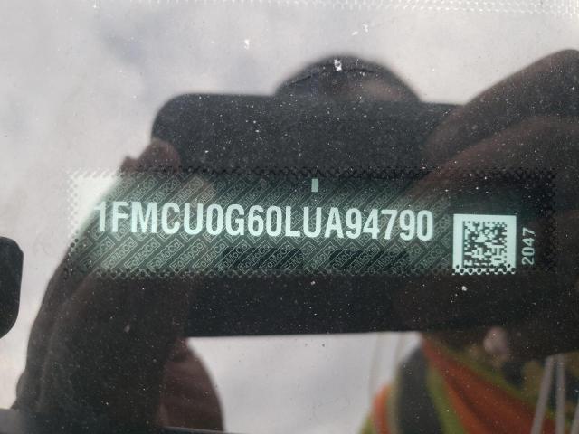 Photo 10 from auction – 2020 FORD ESCAPE SE with VIN 1FMCU0G60LUA94790
