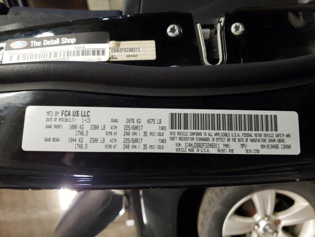 Photo 10 from auction – 2015 JEEP COMPASS SP with VIN 1C4NJDBB2FD248311