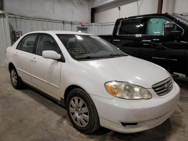 TOYOTA COROLLA CE 2003 with VIN JTDBR32E330002399 - Photo from auction