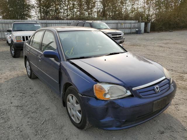 HONDA CIVIC EX 2002 with VIN JHMES26702S000926 - Photo from auction