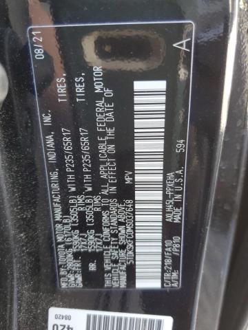 Photo 10 from auction – 2021 TOYOTA SIENNA LE with VIN 5TDKSKFC0MS037648