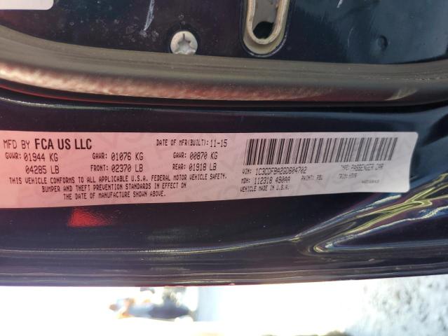 Photo 10 from auction – 2016 DODGE DART SXT with VIN 1C3CDFBA2GD604702