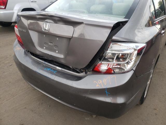 Photo 9 from auction – 2012 HONDA CIVIC LX with VIN 19XFB2F58CE377383