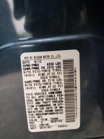Photo 10 from auction – 2013 NISSAN ROGUE S with VIN JN8AS5MT0DW509142