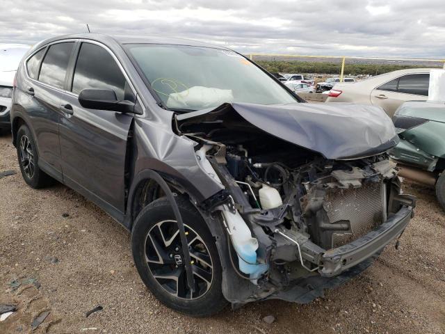 HONDA CR-V SE 2016 with VIN 2HKRM4H46GH651141 - Photo from auction