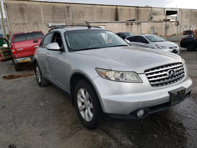 INFINITI FX35 2004 with VIN JNRAS08W04X213504 - Photo from auction