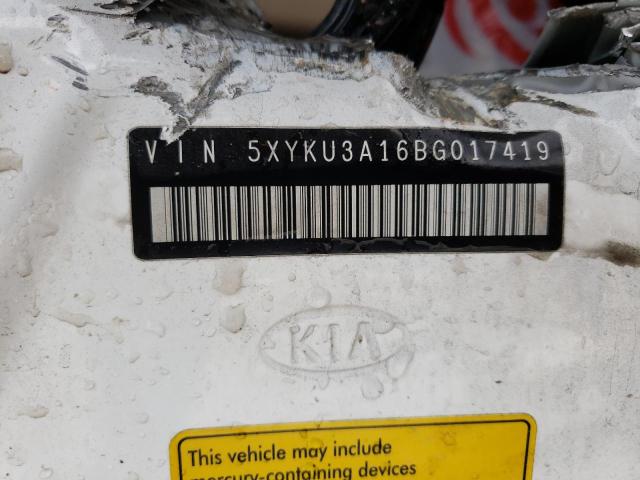 Photo 10 from auction – 2011 KIA SORENTO EX with VIN 5XYKU3A16BG017419
