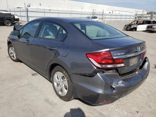 Photo 3 from auction – 2013 HONDA CIVIC LX with VIN 19XFB2F52DE096424