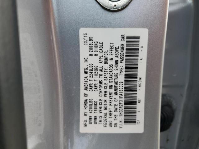 Photo 10 from auction – 2015 HONDA ACCORD LX with VIN 1HGCR2F31FA130339