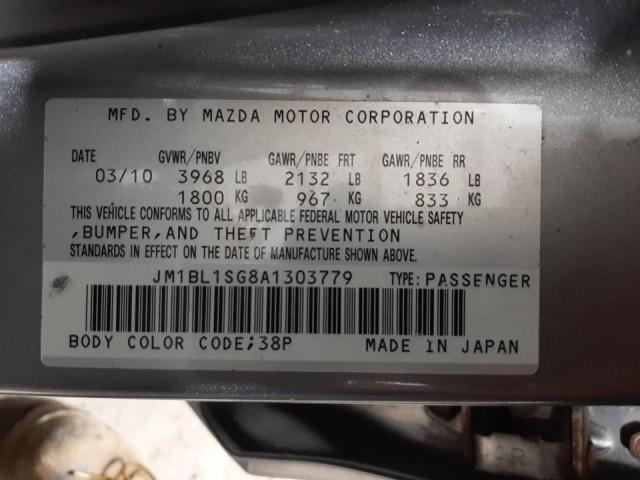 Photo 10 from auction – 2010 MAZDA 3 I with VIN JM1BL1SG8A1303779