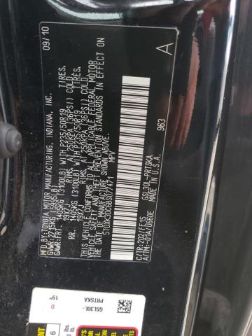 Photo 10 from auction – 2011 TOYOTA SIENNA SPO with VIN 5TDXK3DC6BS077471