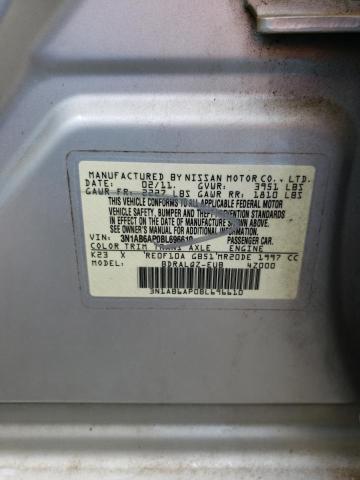 Photo 10 from auction – 2011 NISSAN SENTRA 2.0 with VIN 3N1AB6AP0BL696610