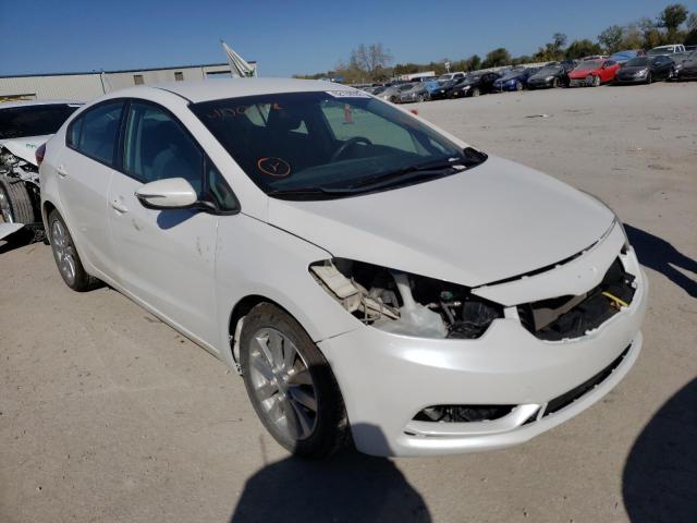 KIA FORTE LX 2015 with VIN KNAFX4A62F5400148 - Photo from auction