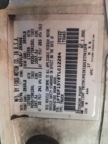 Photo 10 from auction – 1996 FORD F150 with VIN 1FTEF15Y8TLC12284