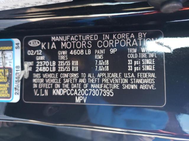 Zdjęcie 10 z aukcji – 2012 KIA SPORTAGE E z VIN KNDPCCA20C7307395