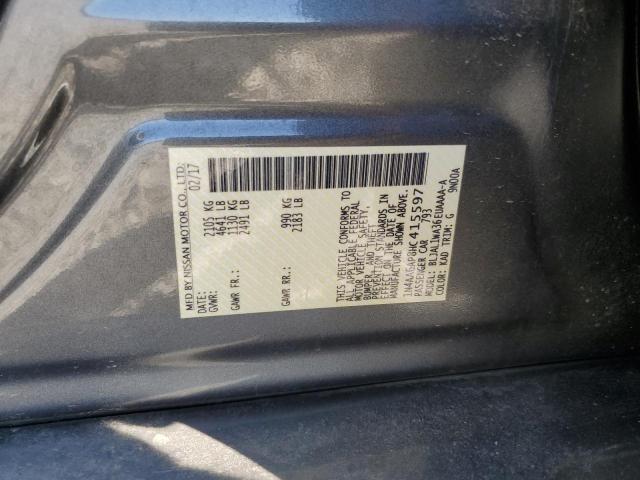 Photo 10 from auction – 2017 NISSAN MAXIMA 3.5 with VIN 1N4AA6AP8HC415597