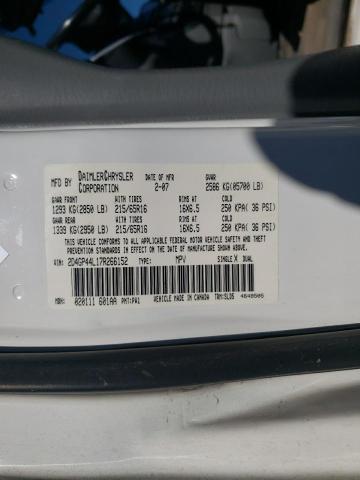 Photo 10 from auction – 2007 DODGE GRAND CARA with VIN 2D4GP44L17R266152