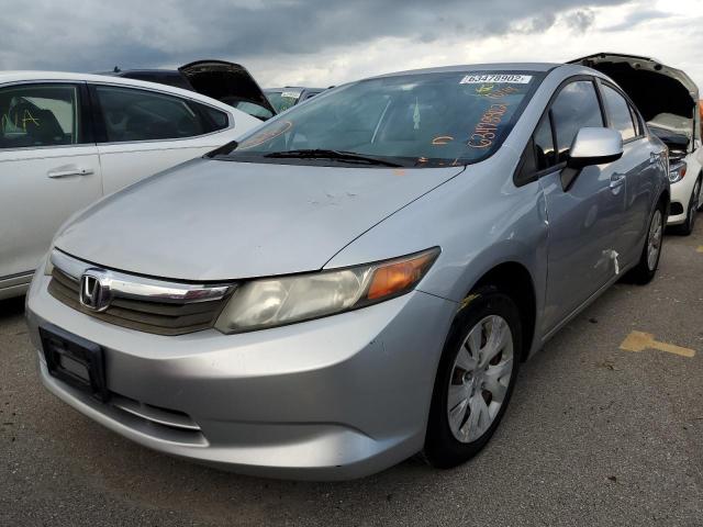 Photo 2 from auction – 2012 HONDA CIVIC LX with VIN 19XFB2F57CE354886