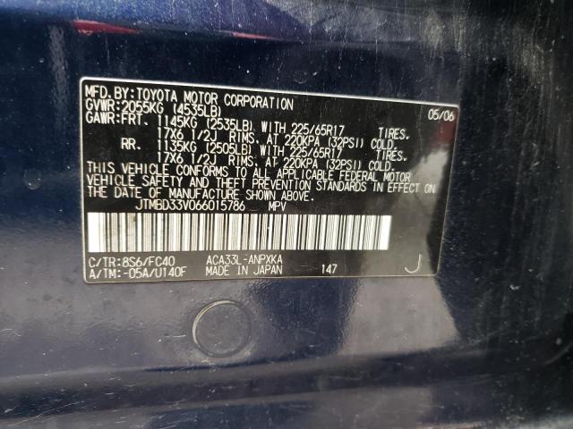 Photo 10 from auction – 2006 TOYOTA RAV4 with VIN JTMBD33V066015786