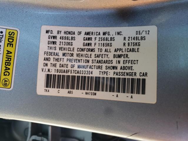 Photo 10 from auction – 2012 ACURA TL with VIN 19UUA8F57CA033304