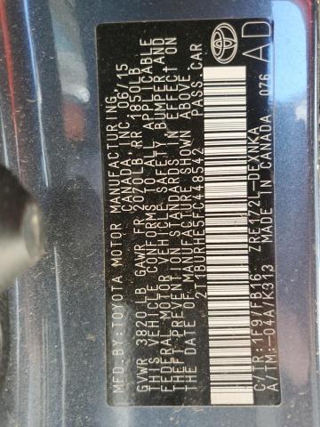 Photo 10 from auction – 2015 TOYOTA CORLLA L L with VIN 2T1BURHE5FC448542
