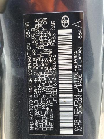 Photo 10 from auction – 2009 TOYOTA SCION TC with VIN JTKDE167490280296