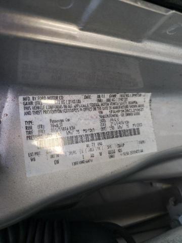 Photo 10 from auction – 2012 FORD FOCUS SE with VIN 1FAHP3K28CL210627