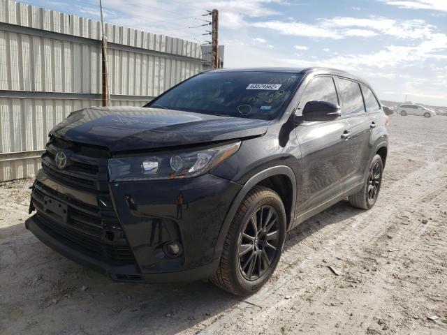 Photo 2 from auction – 2019 TOYOTA HIGHLANDER with VIN 5TDKZRFH6KS315630