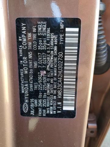 Photo 10 from auction – 2017 HYUNDAI TUCSON LIM with VIN KM8J3CA42HU302730