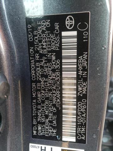 Photo 10 from auction – 2019 TOYOTA PRIUS with VIN JTDKARFU1K3081306