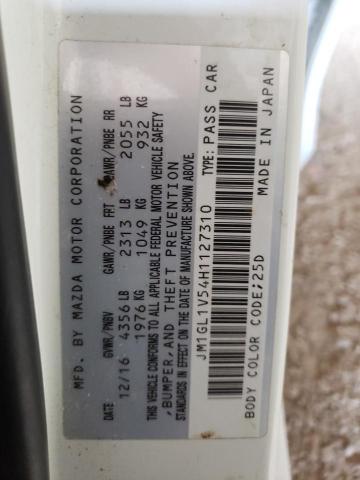 Photo 10 from auction – 2017 MAZDA 6 TOURING with VIN JM1GL1V54H1127310