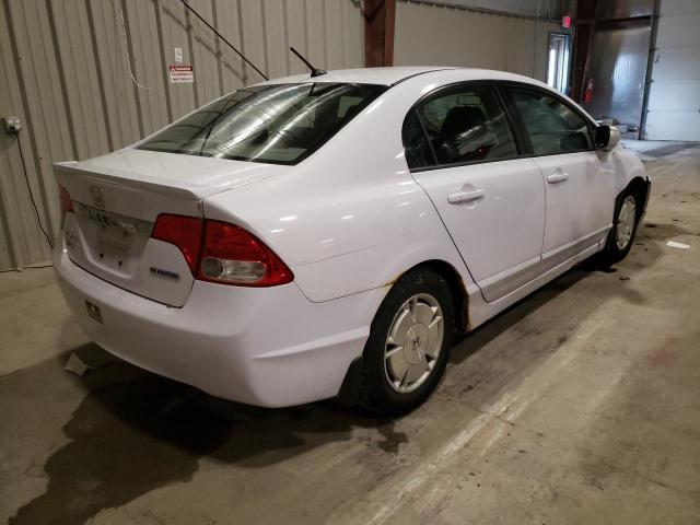 Photo 4 from auction – 2009 HONDA CIVIC HYBR with VIN JHMFA36259S007978