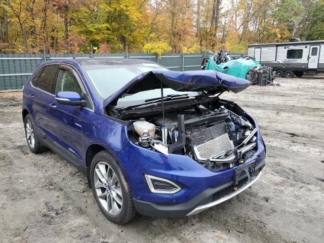 FORD EDGE TITAN 2015 with VIN 2FMPK4K80FBC01192 - Photo from auction