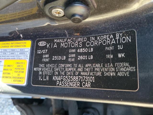 Photo 10 from auction – 2008 KIA RONDO BASE with VIN KNAFG525887173101