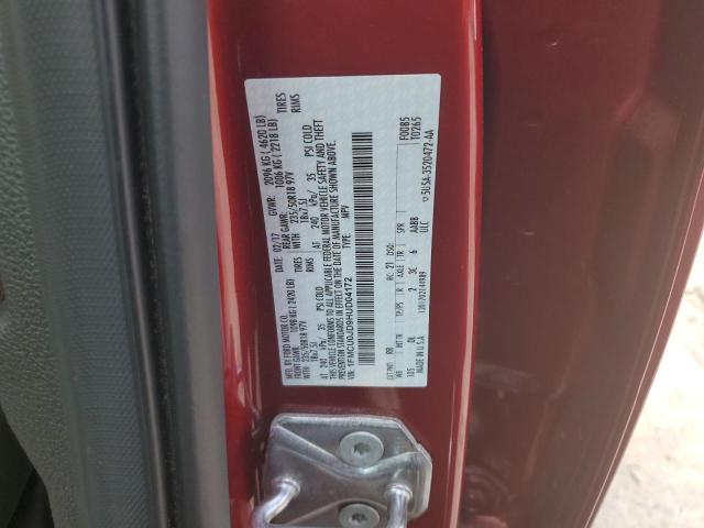 Photo 10 from auction – 2017 FORD ESCAPE TIT with VIN 1FMCU0JD9HUD04172